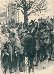 Huelga de trabajadores agrícolas de Warwickshire: reunión en Whitnash, 1872-1906