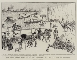 La próxima gran guerra, una predicción del artista sobre la invasión de Inglaterra