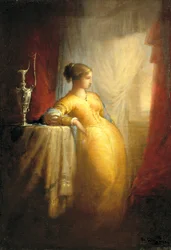 En la ventana