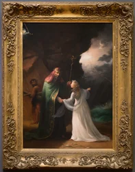 Escena de la Tempestad, c.1850 (óleo sobre lienzo)