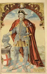 Sir Thomas Docwra, de Honor Militar y Civil, William Segar, pub. Robert Barker, Londres, 1602