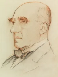 Sir Arthur Pinero, dramaturgo (tizas de colores)