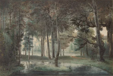 Vista desde la finca del artista, Springland, o el Elysian Bower, ca. 1800