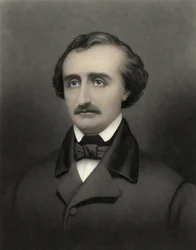 Retrato de Edgar Allan Poe (1809-1849), escritor estadounidense.