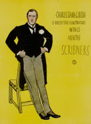 Charles. Dana. Gibson./Es. Uno. de. los. Ilustradores. Month