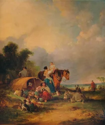 Campamento gitano, c1788