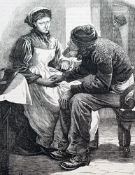 Una pareja de ancianos