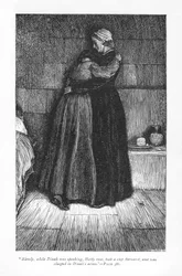 Escena de Adam Bede de George Eliot, c1885
