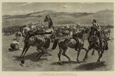 Lucha a caballo