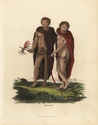 Hombre y mujer africanos albinos