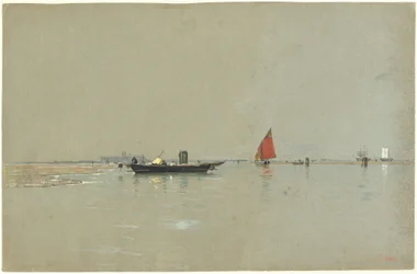 Una laguna veneciana