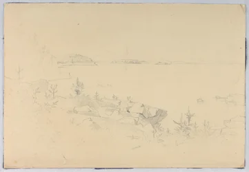 Estudio de paisaje marino. Islas Porcupine, Bar Harbor, ME