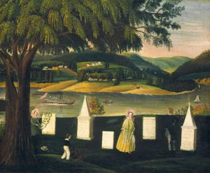 Enterramiento familiar, c.1840 (óleo sobre lienzo)
