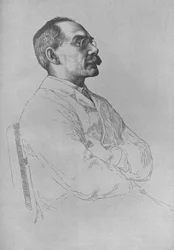 Retrato de Rudyard Kipling