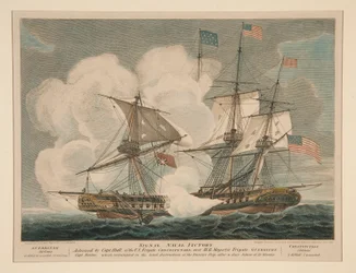 Señal de victoria naval lograda, constitución y guerra