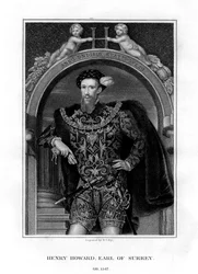 Henry Howard, Conde de Surrey, aristócrata y poeta inglés, 1829