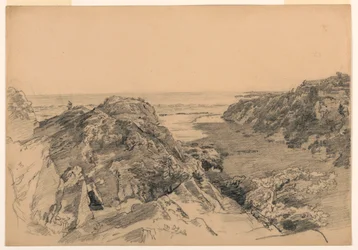 Dibujo, Paraíso y Purgatorio, Middletown, Rhode Island, ca. 1875-80