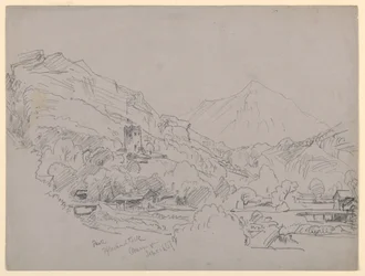 Paisaje, Meiringen, Suiza