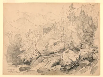 Paisaje, Stechelberg, Lauterbrunnen, Suiza