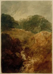 Un arroyo de montaña: Cabeza de Derwentwater(?)