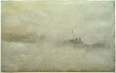 Barco en una tormenta (?)