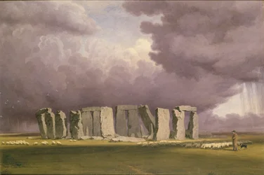 Stonehenge: Día tormentoso, 1846