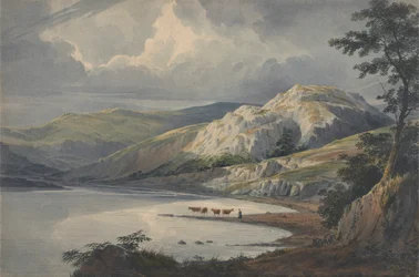 Un lago de montaña