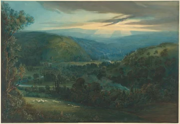 Amanecer en los valles de Devon