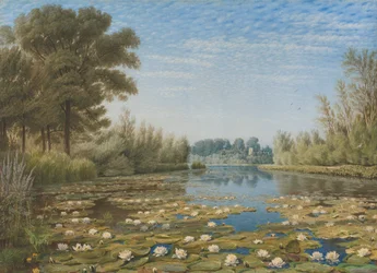 Escena cerca de Shipton on Cherwell, Oxfordshire