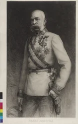 Francisco José I con uniforme de gala de mariscal de campo