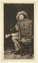 La fumadora