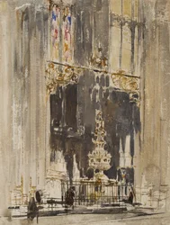 Capilla y Pila Bautismal