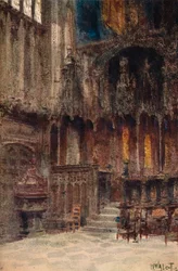 Capilla de Enrique VII, Abadía de Westminster, c1907
