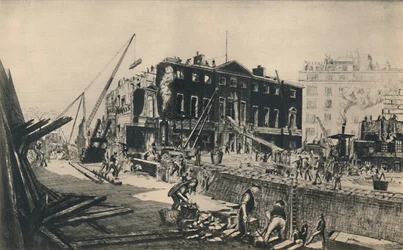 Demolición de Devonshire House, 1927