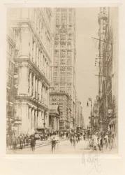 Lower Broadway, centro de Nueva York