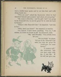 Ilustración de "El maravilloso Mago de Oz" de Lyman Frank Baum