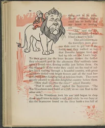 Ilustración de "El maravilloso Mago de Oz" de Lyman Frank Baum