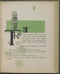 Ilustración de "El maravilloso Mago de Oz" de Lyman Frank Baum