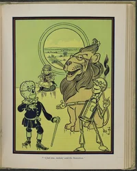 Ilustración de "El maravilloso Mago de Oz" de Lyman Frank Baum