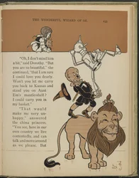 Ilustración de "El maravilloso Mago de Oz" de Lyman Frank Baum