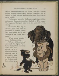 Ilustración de "El maravilloso Mago de Oz" de Lyman Frank Baum