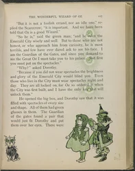 Ilustración de "El maravilloso Mago de Oz" de Lyman Frank Baum