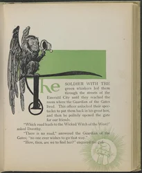 Ilustración de "El maravilloso Mago de Oz" de Lyman Frank Baum