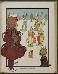 Ilustración de "El maravilloso Mago de Oz" de Lyman Frank Baum