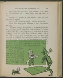 Ilustración de "El maravilloso Mago de Oz" de Lyman Frank Baum