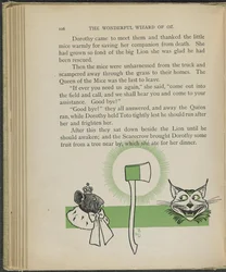 Ilustración de "El maravilloso Mago de Oz" de Lyman Frank Baum