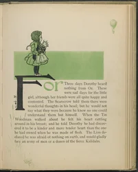 Ilustración de "El maravilloso Mago de Oz" de Lyman Frank Baum