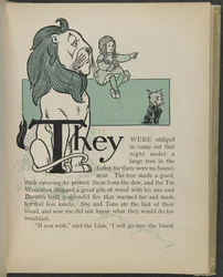 Ilustración de "El maravilloso Mago de Oz" de Lyman Frank Baum