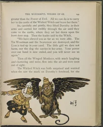 Ilustración de "El maravilloso Mago de Oz" de Lyman Frank Baum