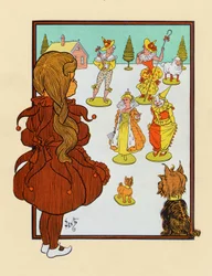 Ilustración de "El mago de Oz" de Lyman Frank Baum (1856-1919) por William Wallace Denslow (1856-1915)